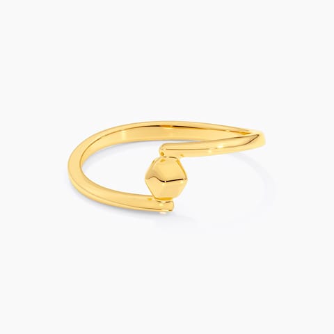 Hexagon Crossover 9KT Gold Ring Hexagon Crossover 9KT Gold Ring