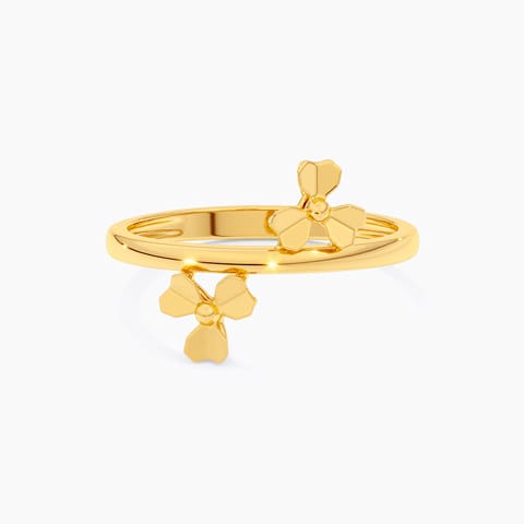 Twin Clover 9KT Gold Ring Twin Clover 9KT Gold Ring