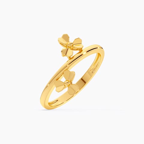 Twin Clover 9KT Gold Ring Twin Clover 9KT Gold Ring