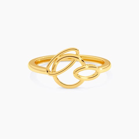 Looping Twist 9KT Gold Ring Looping Twist 9KT Gold Ring