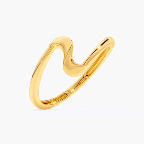 Gilded Wave 9KT Gold Ring Gilded Wave 9KT Gold Ring