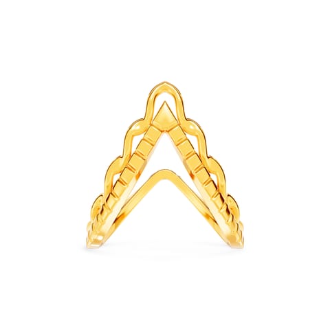 Stellar Arch 9KT Gold Vanki Ring