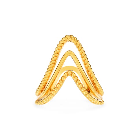 Grandeur Arch 9KT Gold Vanki Ring Grandeur Arch 9KT Gold Vanki Ring
