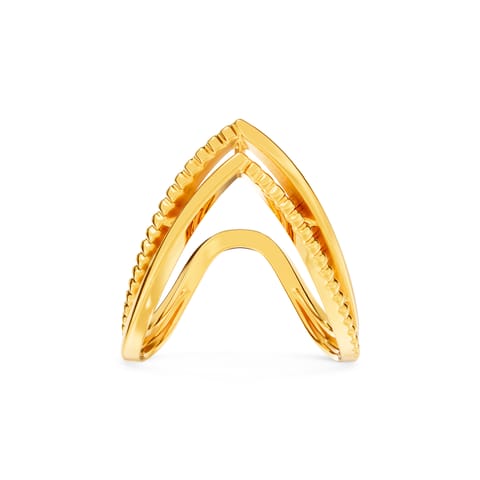 Granule 9KT Gold Vanki Ring
