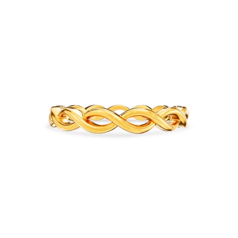 Waving Glint 9KT Gold Ring