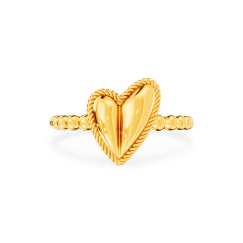 Heart Orb Gold Ring Heart Orb Gold Ring