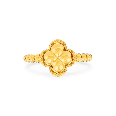 Petite Clover Gold Ring