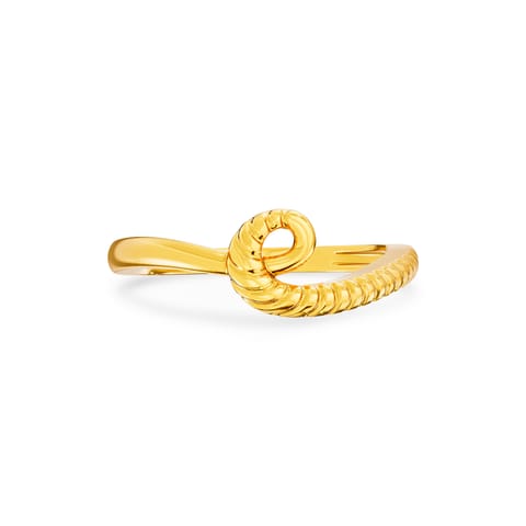 Twisting Glint Gold Ring Twisting Glint Gold Ring