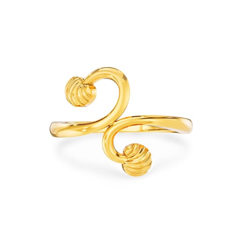Curvy Orb Gold Ring Curvy Orb Gold Ring