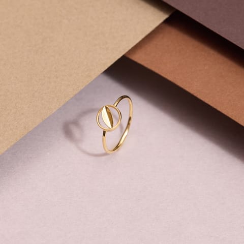 Dual Deltoid Gold Stud Earrings