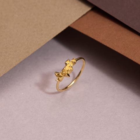 Dual Deltoid Gold Stud Earrings Dual Deltoid Gold Stud Earrings