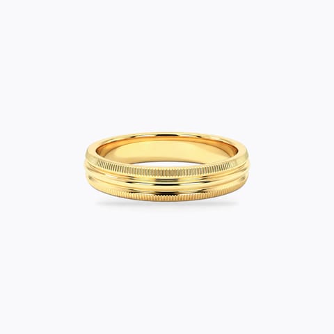 Wedded Elegance Gold Band for Men