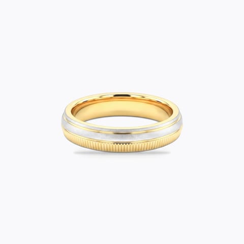 Dreamy Duet Gold Band for Woman