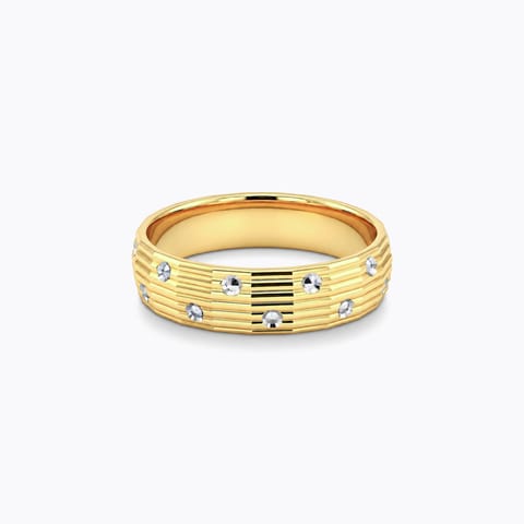 Sprinkling Spark Gold Band for Men Sprinkling Spark Gold Band for Men