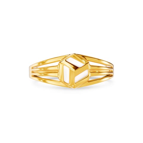 Matrix Gold Ring for Men