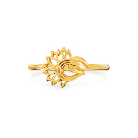 Refined Contour Gold Ring Refined Contour Gold Ring