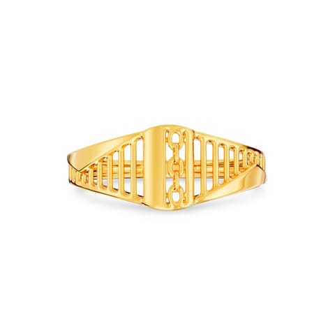 Sculpted Crest Gold Ring for Men Sculpted Crest Gold Ring for Men