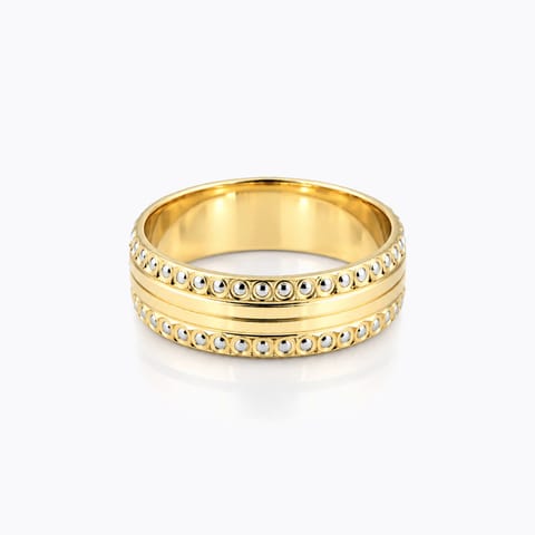 Adorn Beads Gold Band for Men