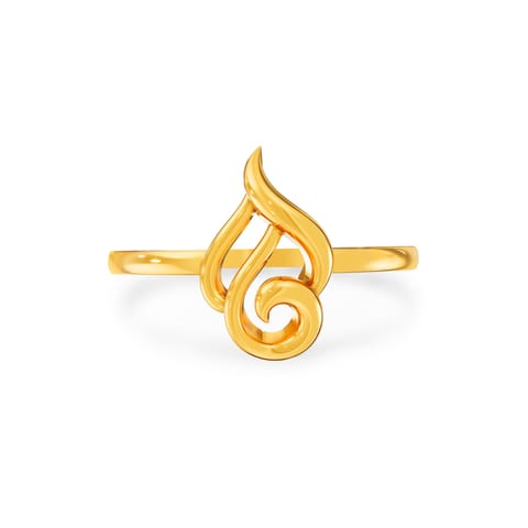 Aera Curve Gold Ring Aera Curve Gold Ring