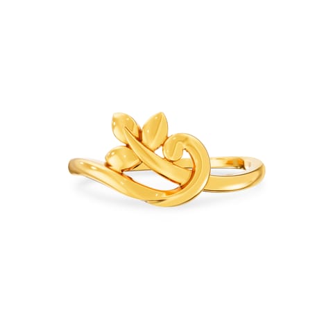 Floral Bolt Gold Ring Floral Bolt Gold Ring