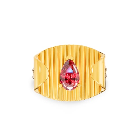 Chromatic Red Gemstone Ring Chromatic Red Gemstone Ring
