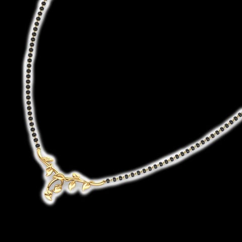 Chayla Leafy Gold Mangalsutra Chayla Leafy Gold Mangalsutra