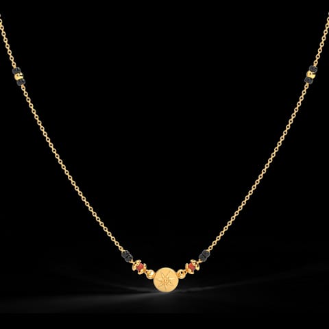 Disha Coin Gemstone Mangalsutra Disha Coin Gemstone Mangalsutra