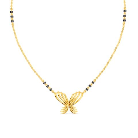 Butterfly 9KT Gold Mangalsutra