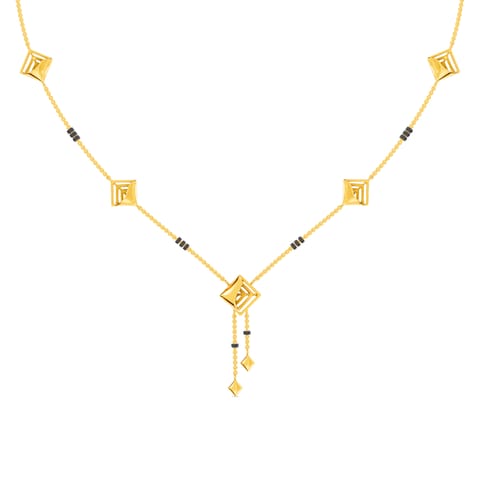 Cubical Spark 9KT Gold Mangalsutra Cubical Spark 9KT Gold Mangalsutra