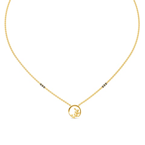 Gleaming Wreath Gold Mangalsutra Gleaming Wreath Gold Mangalsutra