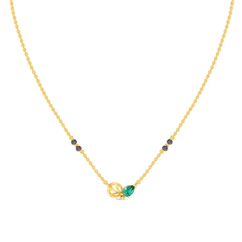 Sophisticated Poise Gemstone Mangalsutra Sophisticated Poise Gemstone Mangalsutra