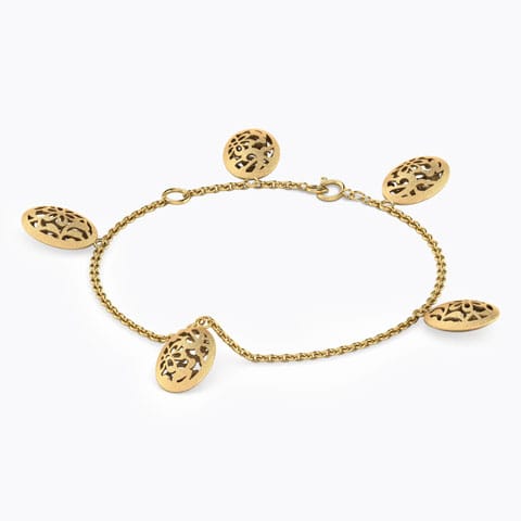 Amelia Charmed Gold Bracelet