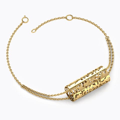 Kira Cutout Gold Bracelet