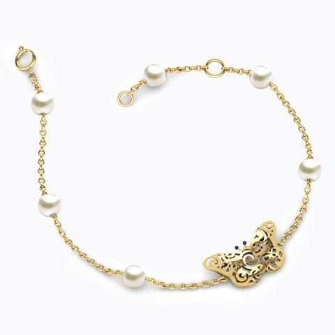 Cassie Cutout Pearl Bracelet