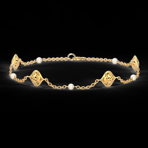 Loren Cutout Pearl Bracelet
