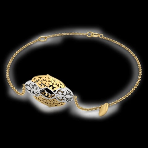 Jaden Cutout Gold Bracelet