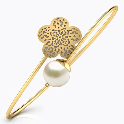 Leila Cutout Pearl Bracelet