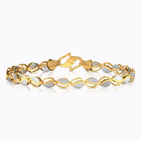 Irune Leaf Glint Bracelet