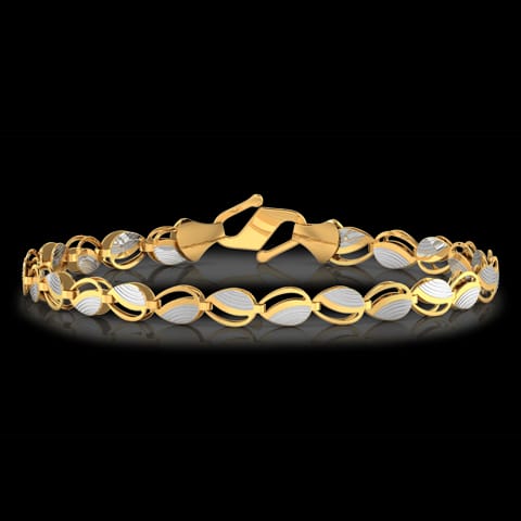 Irune Leaf Glint Bracelet