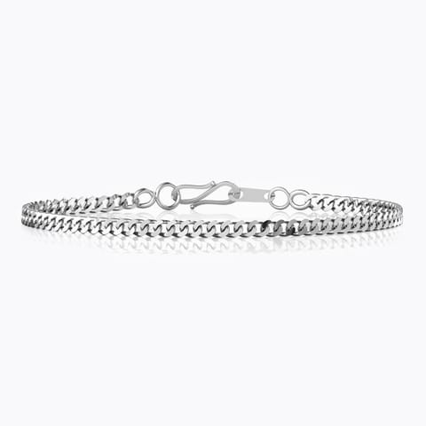 Demure Platinum Curb Bracelet Demure Platinum Curb Bracelet