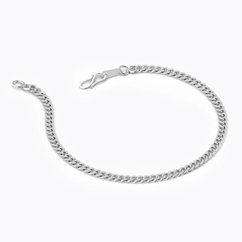 Demure Platinum Curb Bracelet Demure Platinum Curb Bracelet