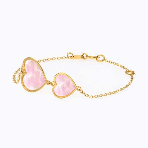 Duo Heart Gemstone Bracelet Duo Heart Gemstone Bracelet