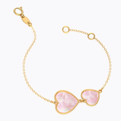 Duo Heart Gemstone Bracelet Duo Heart Gemstone Bracelet