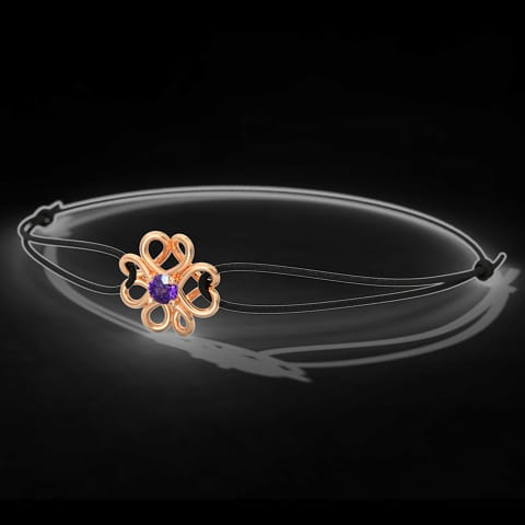 Intertwine Knot Gemstone Bracelet