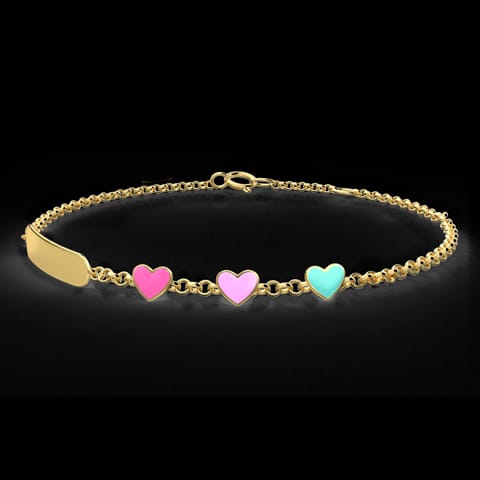 Amor Personalised Kids' Gold Bracelet Amor Personalised Kids' Gold Bracelet
