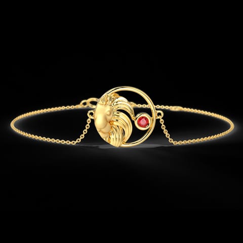 Fearless Leo Zodiac Gemstone Bracelet