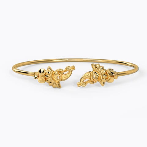 Triya Oval Gold Bracelet