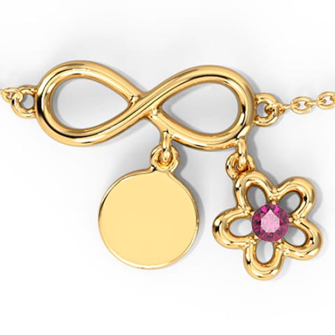 Infinitely Yours Personalised Gemstone Bracelet