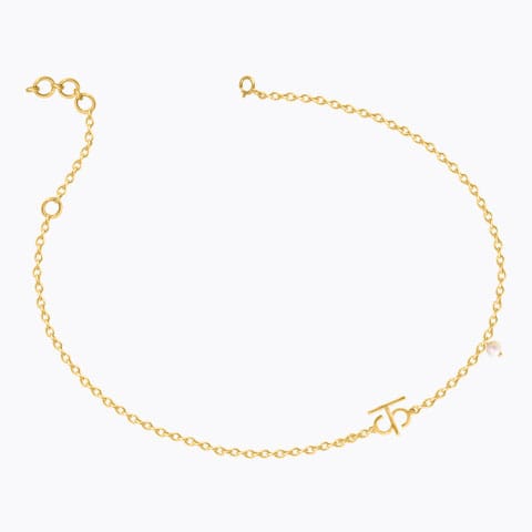 Ka Akshar Gold Bracelet