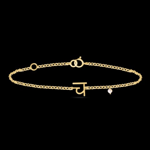 Cha Akshar Gold Bracelet Cha Akshar Gold Bracelet